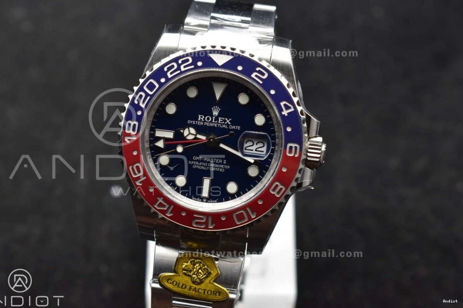 Edition II GMT 126719 Bracelet Weight Gold on Gain BLRO Factory Master Black VR3285 Oyster 1:1 CHS Dial Best 0507